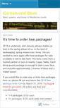 Mobile Screenshot of carsonandbees.com